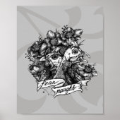 FEAR NAUGHT：ギニアのタトゥーアート背景 ポスター (正面)