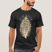 Fear-No-Evil Christian Tiger Bible Verses Psalm 23 Tシャツ (正面)