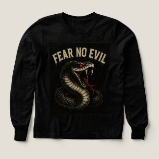 FEAR NO EVIL - Harvative Black Cobra Snake Graphic
