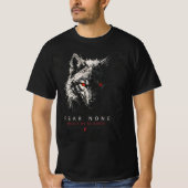 Fear None Built In Silence ウルフTシャツ | Alpha Tシャツ (正面)