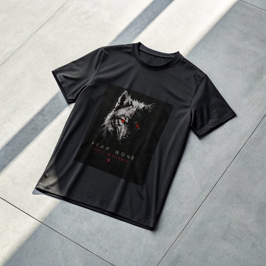 Fear None Built In Silence ウルフTシャツ | Alpha Tシャツ