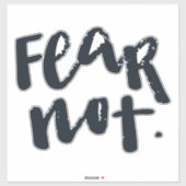 Fear not シール (シート)