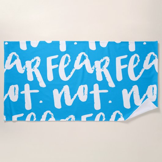 Fear not ビーチタオル (正面)