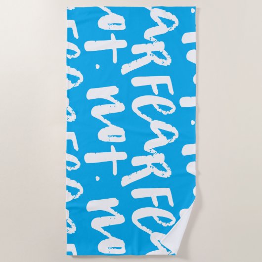 Fear not ビーチタオル (正面)