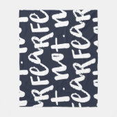 Fear not フリースブランケット (正面)