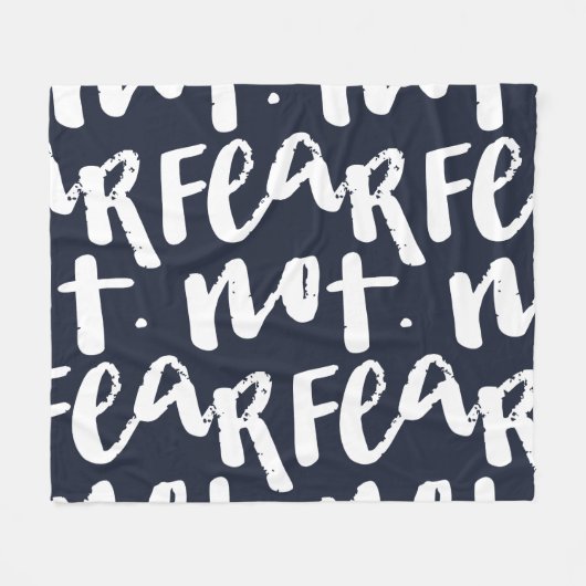 Fear not フリースブランケット (正面(横))