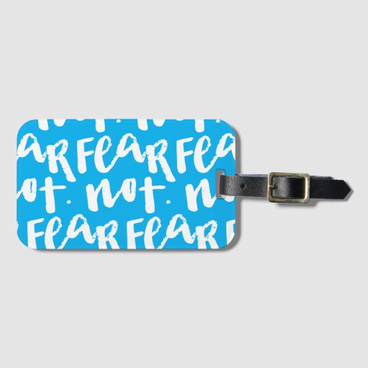 Fear not ラゲッジタグ (正面横)