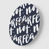 Fear not ラージ壁時計 (傾斜)