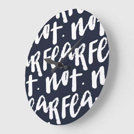 Fear not ラージ壁時計 (傾斜)