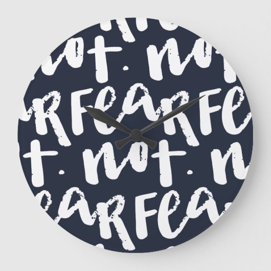 Fear not ラージ壁時計 (正面)