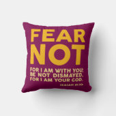 Fear not, for I am with you クッション (裏面)