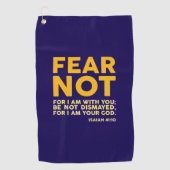 Fear not, for I am with you ゴルフタオル (正面)