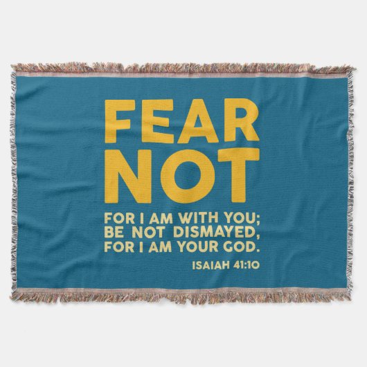 Fear not, for I am with you スローブランケット (正面)