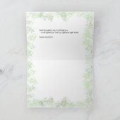 "Fear Not, for I Am with You"  Encouragement Card サンキューカード (内部)