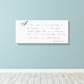 Fear Not - Isaiah 41:10タイポグラフィキャンバス キャンバスプリント (インサイチュ (ウッドフロア))