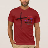 Fear Not — Isaiah 41:10聖書の聖句シャツ Tシャツ (正面)