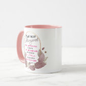 Fear Not Isaiah 41:10 パーソナライズされた Coffee マグカップ (正面左)