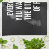 FEAR NOTHING – 女性のトレーニング やる気を起こさせる キッチンタオル (折り畳み)