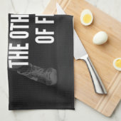 FEAR NOTHING – 女性のトレーニング やる気を起こさせる キッチンタオル (四つ折り)