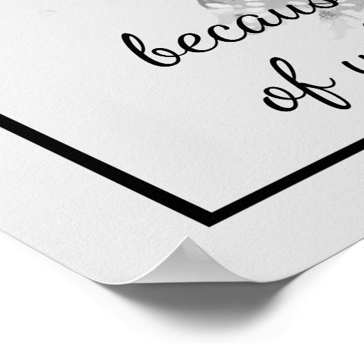 Fear Nothing in front of you Inspirational Quote ポスター (角)