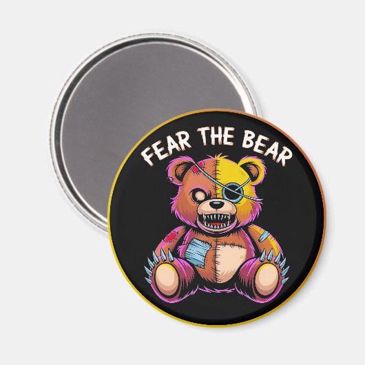 Fear the Bear マグネット (正面/裏面)