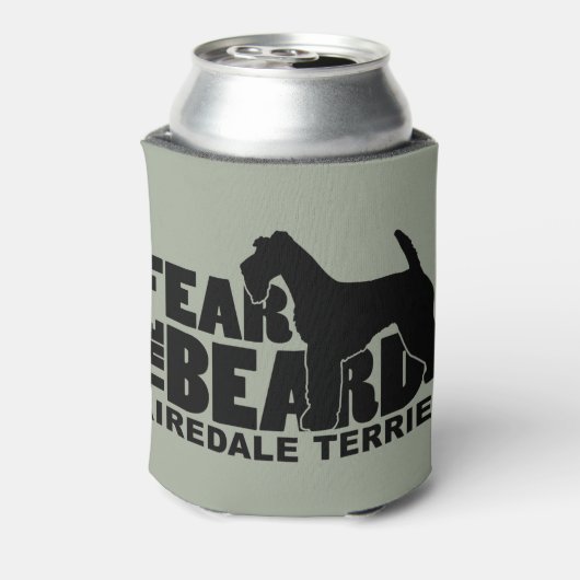 Fear the Beard - Airedale Terrier 缶クーラー (缶裏面)