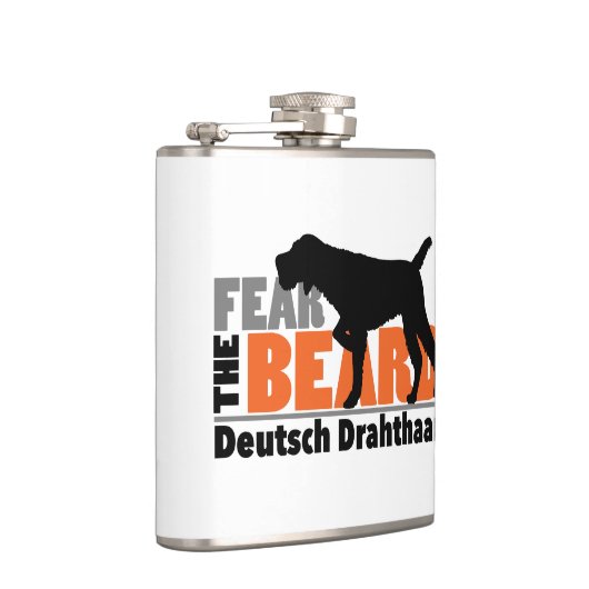 Fear the Beard - Deutsch Drahtaar フラスク (右)