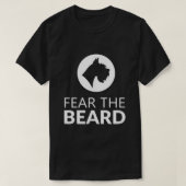 Fear The Beard Funny Schnauzer Lover T Shirt Gift3 Tシャツ (デザイン正面)