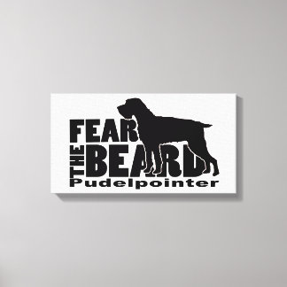 Fear the Beard - Pudelpointerギア キャンバスプリント