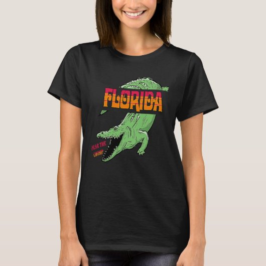 Fear The Chomp Gator Tシャツ (正面)
