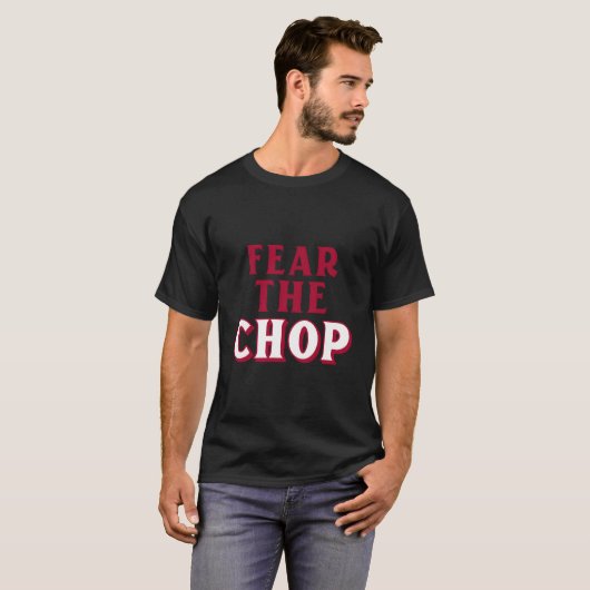 Fear The Chop Â€“ Baseball Tシャツ (正面フル)