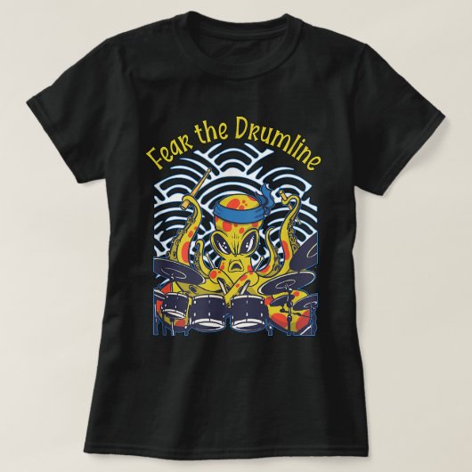 Fear the Drumline Drummer53 Tシャツ (デザイン正面)