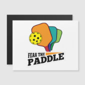 Fear the Paddle Funny Pickleball Picklballs and Pi (正面/裏面)