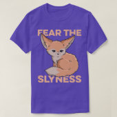 Fear The Slyness Design For A Fennec Fo Lover Prem Tシャツ (デザイン正面)