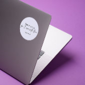 Fear Thou Not Isaiah 41:10 Christian Sticker  ラウンドシール