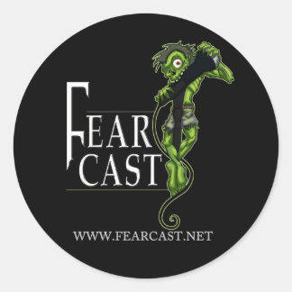 FearCast Harveyロゴ ラウンドシール