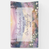 Fearfully and Onederfully Made Bible 1st Birthday  横断幕 (縦)