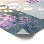 Fearfully and Onederfully Made Bible Girl Birthday ポスター (角)