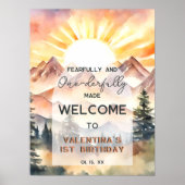 Fearfully and Onederfully Made First Birthday ポスター (正面)