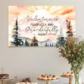 Fearfully and Onederfully Made First Birthday 横断幕