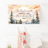 Fearfully and Onederfully Made First Birthday 横断幕 (インサイチュ)