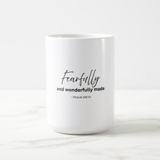 Fearfully and Wonderfully Made, Coffee Mug コーヒーマグカップ (中央)