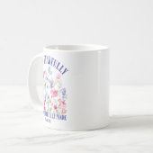 Fearfully And Wonderfully Made Floral Christian Bi コーヒーマグカップ (正面左)