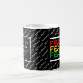 FEARLESS クリスチャン聖書 詩篇27 ブラック コーヒーマグカップ (中央)