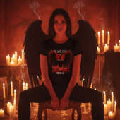 Fearless Angelo Dark Winged Guardian Graphic Tシャツ