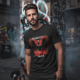 Fearless Angelo Dark Winged Guardian Graphic Tシャツ