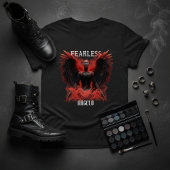 Fearless Angelo Dark Winged Guardian Graphic Tシャツ