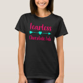 Fearless Chocolate Lab Labrador Retriever Inspirat Tシャツ (正面)