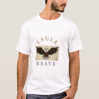 Fearless Eagle – Symbol of Strength & Courage T-Sh Tシャツ