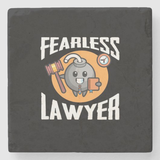 Fearless Lawyer ストーンコースター (正面)